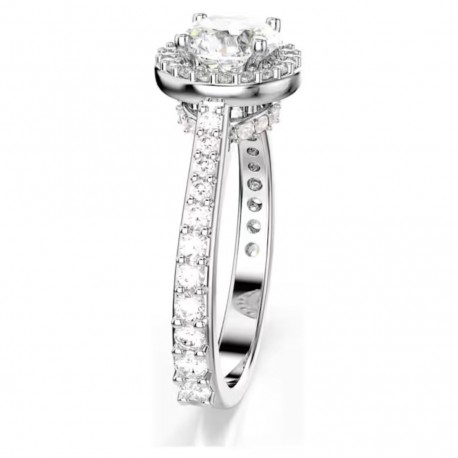 Swarovski Δαχτυλίδι Una Angelic, Λευκό, Φινίρισμα σε ασημένιο τόνο 5717929 
