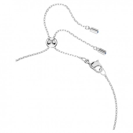 Swarovski Mesmera Κολιέ Pear, Λευκό, Επιμετάλλωση ροδίου 5723146 