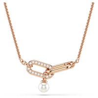 Swarovski Constella Crystal pearl Κολιέ, Επιμετάλλωση σε ροζ χρυσαφί τόνο 5728589