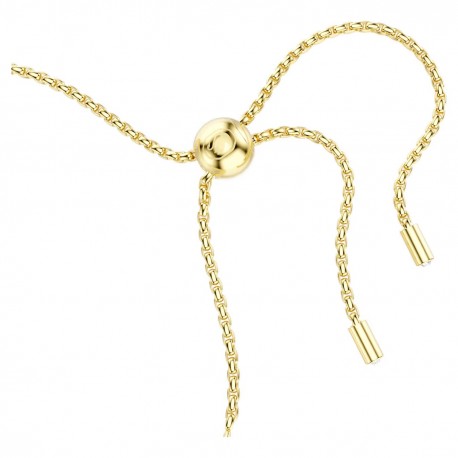 Swarovski Βραχιόλι Tennis Matrix, Λευκό, Επιμετάλλωση σε χρυσαφί τόνο 5730709 