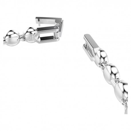 Swarovski Βραχιόλι Tennis Una Angelic, Μπλε, Επιμετάλλωση ροδίου 5733401 