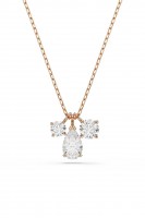 Swarovski Mesmera Κολιέ Μείξη κοπών, Λευκό, Επιμετάλλωση σε ροζ χρυσαφί τόνο 5734245