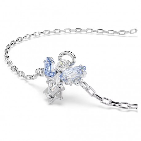 Swarovski Βραχιόλι Magic Άγγελος, Μπλε, Επιμετάλλωση ροδίου 5734263 
