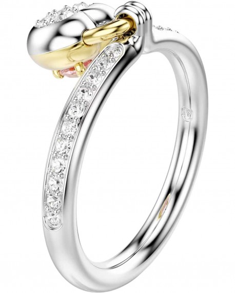 Swarovski Δαχτυλίδι Idyllia Μείξη κοπών, Καρδιά, Ροζ, Φινίρισμα από διάφορα μέταλλα 5737270 