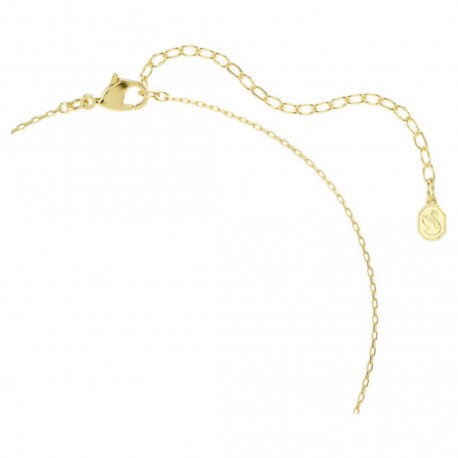 Swarovski Μενταγιόν Idyllia Μείξη κοπών, Καρδιά, κλειδί, Ροζ, Επιμετάλλωση σε χρυσαφί τόνο 5737288 