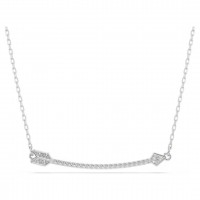 Swarovski Μενταγιόν Idyllia, Βέλος, Λευκό, Επιμετάλλωση ροδίου 5737293