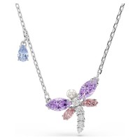 Swarovski Κολιέ Ariana Grande x Swarovski, Λιβελούλα, Πολύχρωμο, Επιμετάλλωση ροδίου 5737383