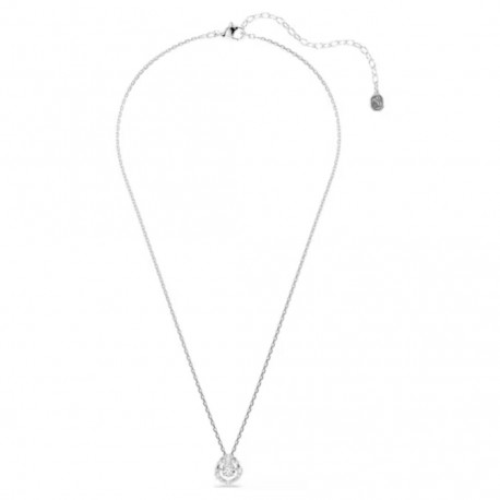 Swarovski Μενταγιόν Constella Στρογγυλή κοπή, Dancing Stone, Λευκό, Επιμετάλλωση ροδίου 5738247 