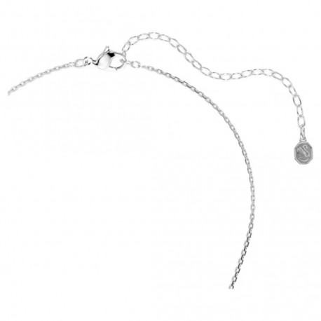 Swarovski Μενταγιόν Constella Στρογγυλή κοπή, Dancing Stone, Λευκό, Επιμετάλλωση ροδίου 5738247 