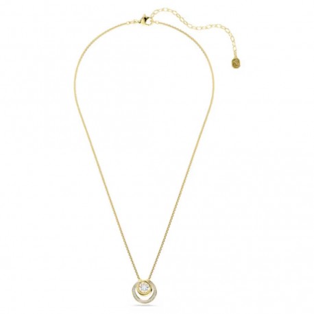 Swarovski Μενταγιόν Hyperbola Στρογγυλή κοπή, Λευκό, Επιμετάλλωση σε χρυσαφί τόνο 5738248 