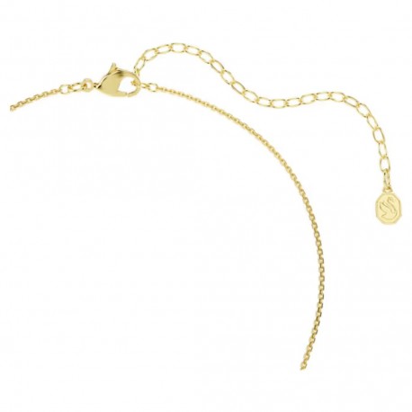 Swarovski Μενταγιόν Hyperbola Στρογγυλή κοπή, Λευκό, Επιμετάλλωση σε χρυσαφί τόνο 5738248 