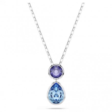 Swarovski Κολιέ Chroma Μείξη κοπών, Πολύχρωμο, Επιμετάλλωση ροδίου 5738473 