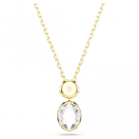 Swarovski Κολιέ Chroma Μείξη κοπών, Πολύχρωμο, Επιμετάλλωση σε χρυσαφί τόνο 5741586 