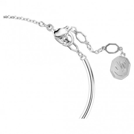 Swarovski βραχιόλι Constella, Dancing Stone, Λευκό, Επιμετάλλωση ροδίου 5743523 