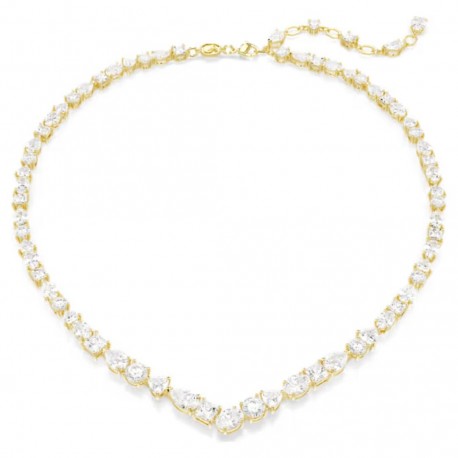 SWAROVSKI Mesmera Κολιέ, Λευκό, Επιμετάλλωση σε χρυσαφί τόνο 5743826 