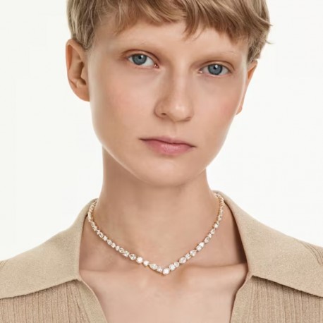 SWAROVSKI Mesmera Κολιέ, Λευκό, Επιμετάλλωση σε χρυσαφί τόνο 5743826 