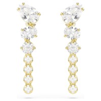 Swarovski Σκουλαρίκια Mesmera, Λευκά, Φινίρισμα με χρυσό 18 καρατίων 5747936