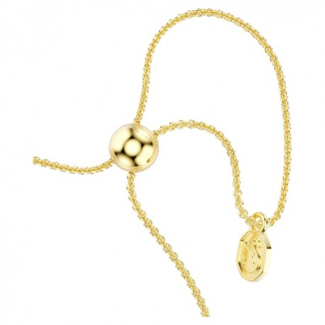 Swarovski Βραχιόλι Mesmera Μείξη κοπών, Λευκό, Φινίρισμα με χρυσό 18 καρατίων 5747939 