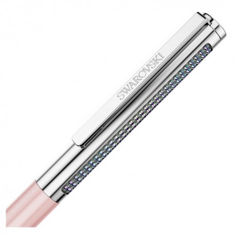 Swarovski Στυλό Matrix Tennis, Ροζ λακαρισμένο, επιμετάλλωση χρωμίου 5747956 