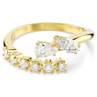 Swarovski Δαχτυλίδι Mesmera, Λευκό, Φινίρισμα με χρυσό 18 καρατίων 5748078