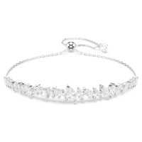 Swarovski Βραχιόλι Mesmera Κοπή Marquise, Λευκό, Επιμετάλλωση ροδίου 5748650