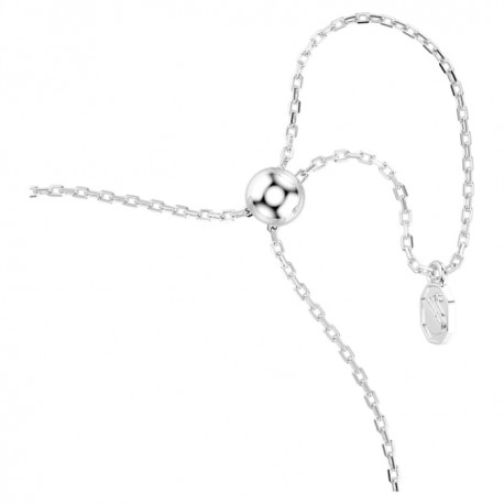 Swarovski Βραχιόλι Mesmera Κοπή Marquise, Λευκό, Επιμετάλλωση ροδίου 5748650 