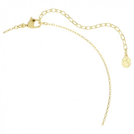 Swarovski Κολιέ Sublima Οκταγωνική κοπή, Πράσινο, Φινίρισμα με χρυσό 18 καρατίων 5752884 