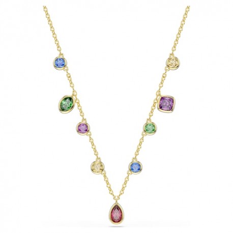 Swarovski Κολιέ Imber Μείξη κοπών, Πολύχρωμο, Φινίρισμα με χρυσό 18 καρατίων 5753274 