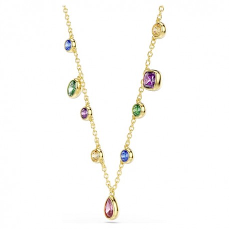 Swarovski Κολιέ Imber Μείξη κοπών, Πολύχρωμο, Φινίρισμα με χρυσό 18 καρατίων 5753274 