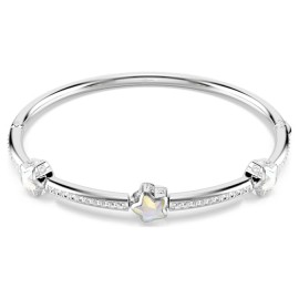 Swarovski Βραχιόλι Chroma, Αστέρι, Λευκό, Επιμετάλλωση ροδίου 5754178