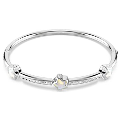 Swarovski Βραχιόλι Chroma, Αστέρι, Λευκό, Επιμετάλλωση ροδίου 5754178