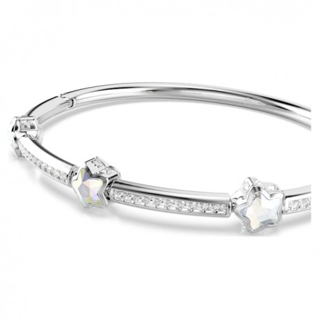 Swarovski Βραχιόλι Chroma, Αστέρι, Λευκό, Επιμετάλλωση ροδίου 5754178 
