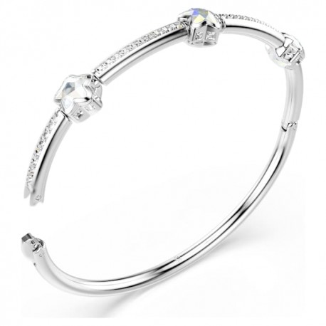 Swarovski Βραχιόλι Chroma, Αστέρι, Λευκό, Επιμετάλλωση ροδίου 5754178 