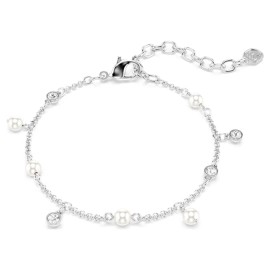 Swarovski Βραχιόλι Imber Crystal pearl, Στρογγυλή κοπή, Λευκό, Επιμετάλλωση ροδίου 5754242
