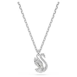 Swarovski Κολιέ Swan Μείξη κοπών, Κύκνος,Επιμετάλλωση ροδίου 5754347