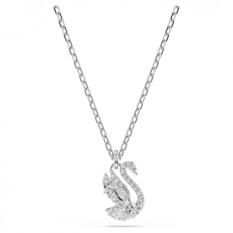 Swarovski Κολιέ Swan Μείξη κοπών, Κύκνος,Επιμετάλλωση ροδίου 5754347 