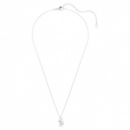 Swarovski Κολιέ Swan Μείξη κοπών, Κύκνος,Επιμετάλλωση ροδίου 5754347 
