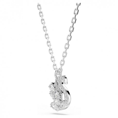 Swarovski Κολιέ Swan Μείξη κοπών, Κύκνος,Επιμετάλλωση ροδίου 5754347 