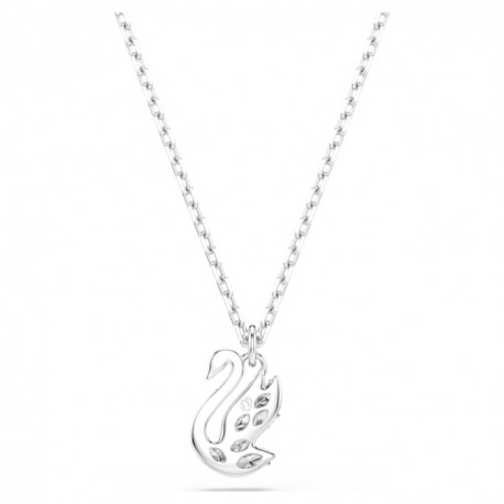 Swarovski Κολιέ Swan Μείξη κοπών, Κύκνος,Επιμετάλλωση ροδίου 5754347 