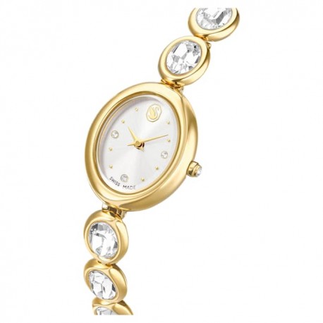 Swarovski Imber oval Ρολόι Swiss Made, Metal bracelet, Gold tone, Gold-tone finish 5754812 