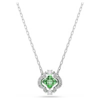 Swarovski Κολιέ Una Angelic, Πράσινο, Επιμετάλλωση ροδίου 5757785