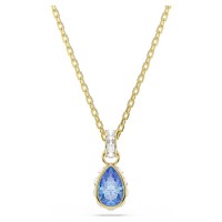 Swarovski Κολιέ Chroma Κοπή Pear, Μπλε, Φινίρισμα με χρυσό 18 καρατίων 5757786