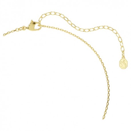 Swarovski Κολιέ Chroma Κοπή Pear, Μπλε, Φινίρισμα με χρυσό 18 καρατίων 5757786 