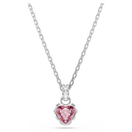 Swarovski Κολιέ Chroma Μείξη κοπών, Ροζ, Επιμετάλλωση ροδίου 5757789