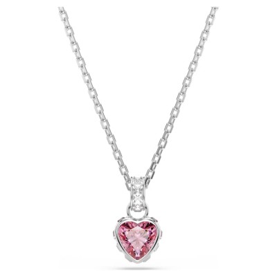 Swarovski Κολιέ Chroma Μείξη κοπών, Ροζ, Επιμετάλλωση ροδίου 5757789