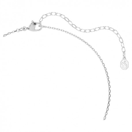 Swarovski Κολιέ Chroma Μείξη κοπών, Ροζ, Επιμετάλλωση ροδίου 5757789 