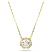 Swarovski Κολιέ Una Angelic, Λευκό, Φινίρισμα με χρυσό 18 καρατίων 5758061