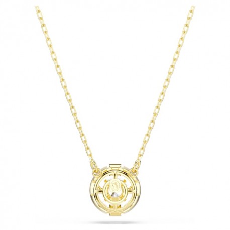 Swarovski Κολιέ Una Angelic, Λευκό, Φινίρισμα με χρυσό 18 καρατίων 5758061 