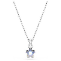 Swarovski Κολιέ Chroma, Αστέρι, Λευκό, Επιμετάλλωση ροδίου 5759678
