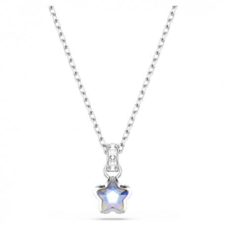 Swarovski Κολιέ Chroma, Αστέρι, Λευκό, Επιμετάλλωση ροδίου 5759678 